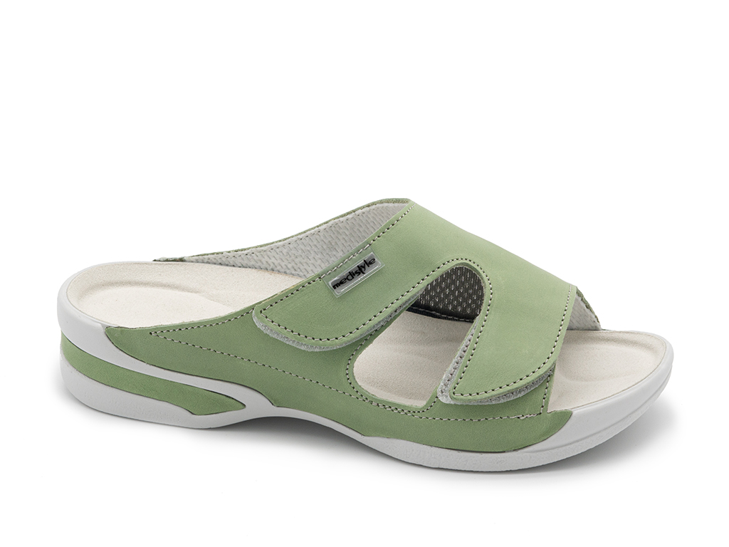 MEDISTYLE Pantofel dámský Oldřiška zelený - halux 2O-E17/H